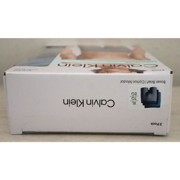 Calvin Klein NP2527-331 Men Sz XL Multi Organic Cotton Modal Boxer Briefs, 3-Pk - Picture 6 of 6